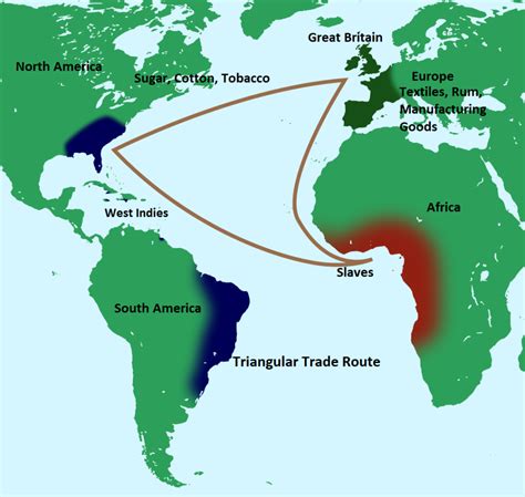 Triangular Trade Route Map Living Room Design 2020 - Riset