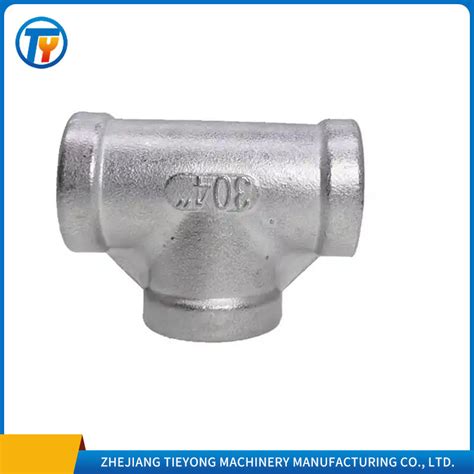 SS304 316 Pipe Fitting Union Elbow Tee Cross Type Stainless Steel