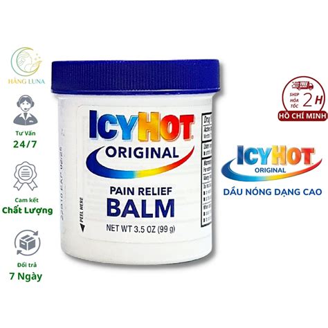 Dầu nóng giảm đau ICYHOT Original Pain Relief Balm Dạng sáp 99g Mỹ Hỗ