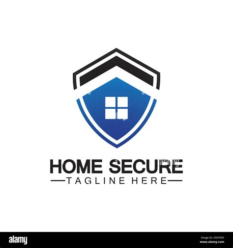 Home Secure Logo Smart House Logo Designhome Protection Logo Design