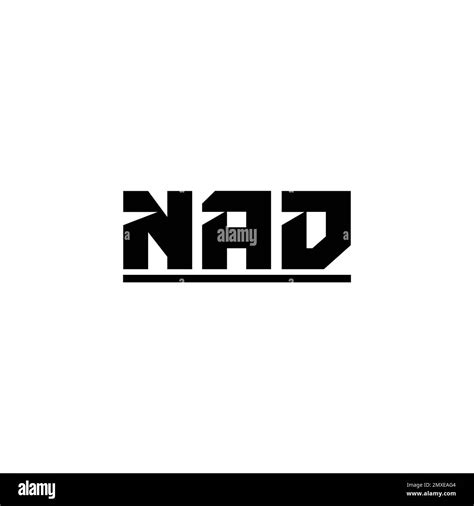 NAD Letter Creative Modern Elegant Logo Design Stock Vector Image Art