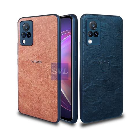 Jual PREMIUM Leather VIvo V21 Casing Softcase Slim Case Shopee