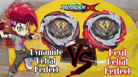 Dynamite Belial Perfect Vs Devil Belial Perfect Beyblade Battle