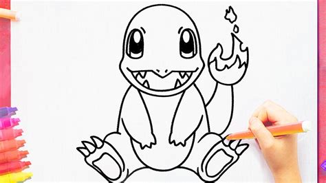 Comment Dessiner Charmander Salam Che Youtube