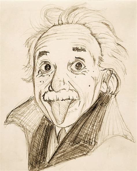 Share 156 Albert Einstein Drawing Easy Super Hot Nanoginkgobiloba Vn