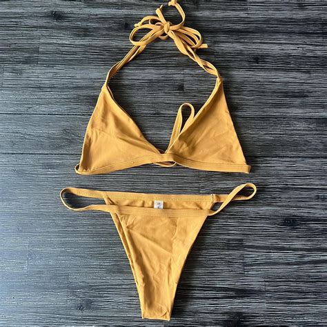 Brand New Zaful Rust Orange Bikini This Is Labeled Depop