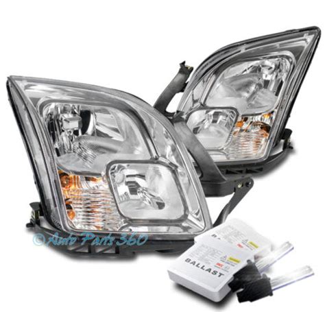 FIT FOR 06 09 FORD FUSION CRYSTAL STYLE HEADLIGHTS HEADLAMPS CHROME W