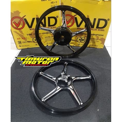 Jual Velg Vnd Ak55 Vario 125 Vario 150 140 160 R17 Hitam Shopee