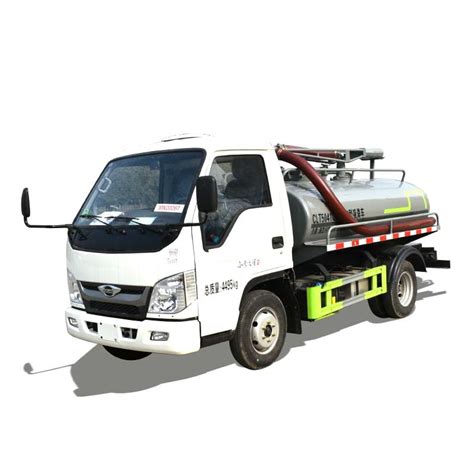 Low Price Foton Mini 2 6cbm Vacuum Pump Toilet Suction Truck Septic