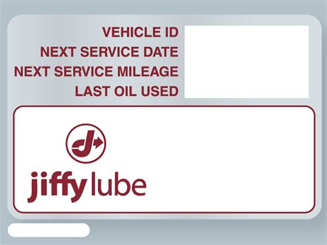 Printer Compatible Oil Change Stickers | OILabel.com