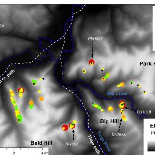 Map Showing The Temporal And Spatial Distribution Of 267 Fire Scarred