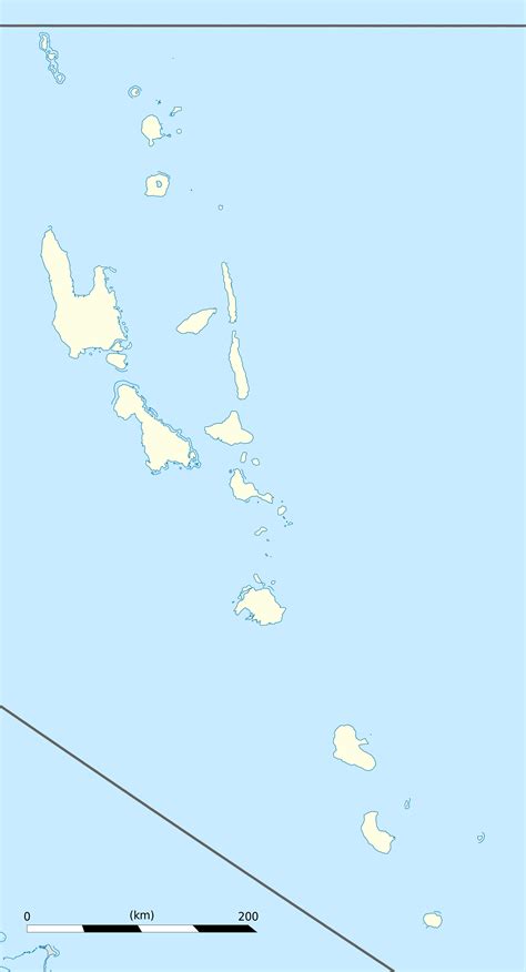 Vanuatu Map