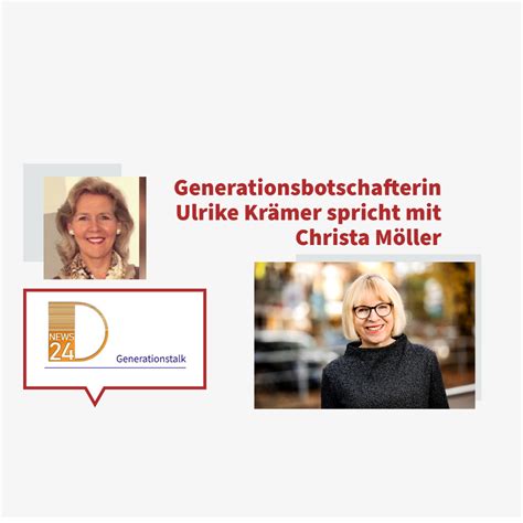 Ulrike Krämer spricht mit Christa Möller Generationstalk in DNEWS24