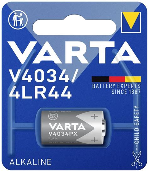 Varta ALKALINE Spec V4034 4LR44 Bli1 Spezial Batterie 476A Alkali