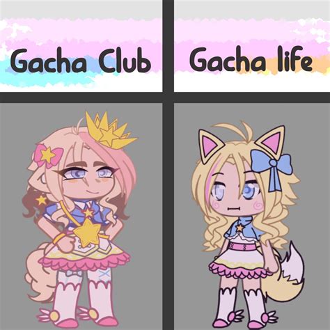 My Oc In Gacha Club Vs In Gacha Life R Gachaclub