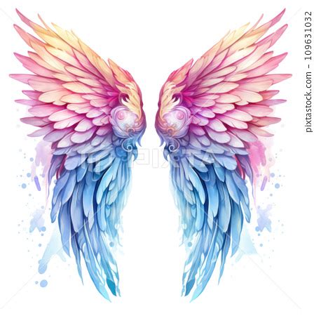 Angel Wings Clip Art Set Clip Art Library