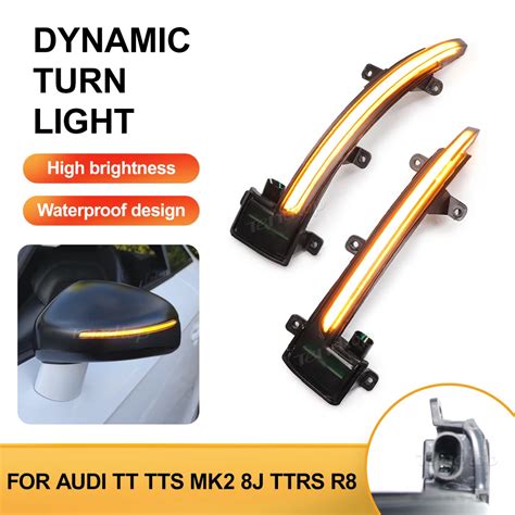 Scroll Dynamic Turn Signal Mirrors Lamp Car Rearview Indicator Light