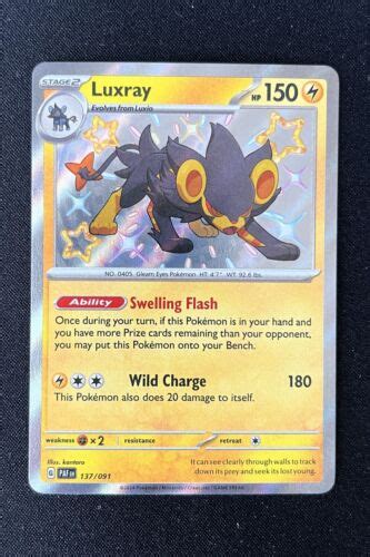 Pok Mon Tcg Luxray Scarlet Violet Paldean Fates Shiny Rare