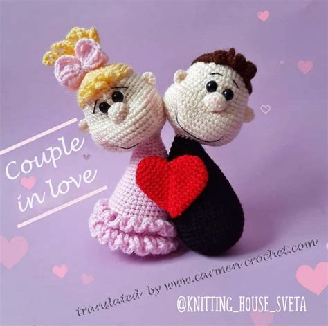 Couple In Love Free Amigurumi Pattern Carmen Crochet