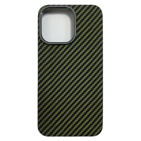 Чехол Apple iPhone 12-ProMax K-DOO Kevlar карбон зеленый - купить с ...