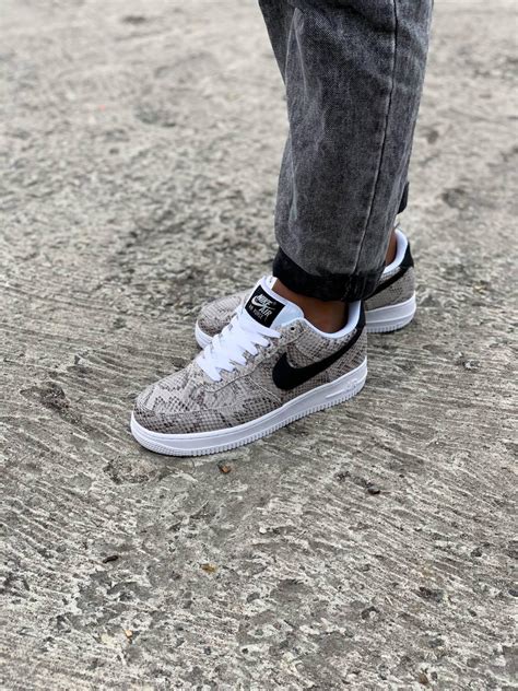 Женские кроссовки Nike Air Force Snake, Найк Аир Форс Белые, цена 1650 ...