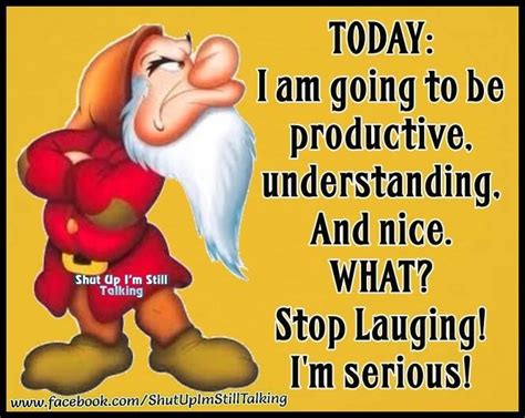 Funny Day Quotes: Grumpy Cartoon Character