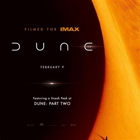 Dune Re Release In Imax Featuring A Sneak Peek At Dune Part Two