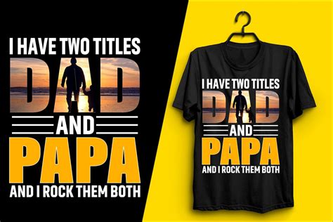 Dad T Shirt Designs Graphic By Shimuakter0786 · Creative Fabrica