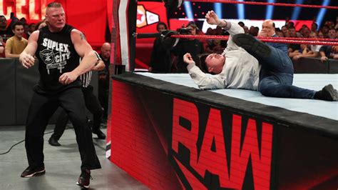 Raw 9/30/19 ~ Brock Lesnar attacks Rey Mysterio and his son - WWE Photo ...