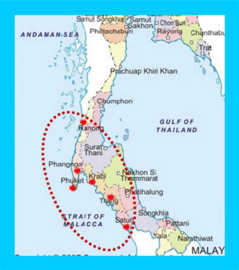 Areas in Thailand Affected by the 2004 Tsunami | Download Scientific ...