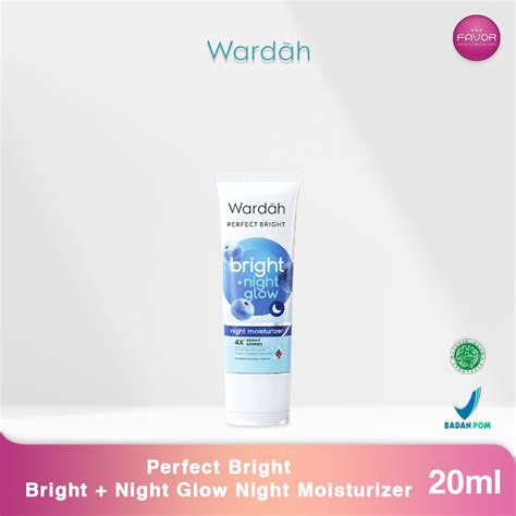 Jual Wardah Perfect Bright Bright Night Glow Night Moisturizer Ml