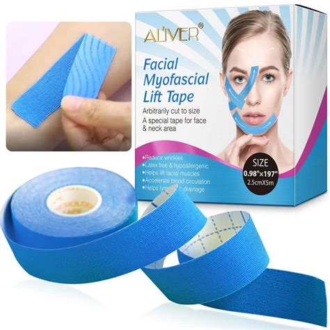 Aliver Facial Myofascial Lift Tape Derma Roller Systems Sa