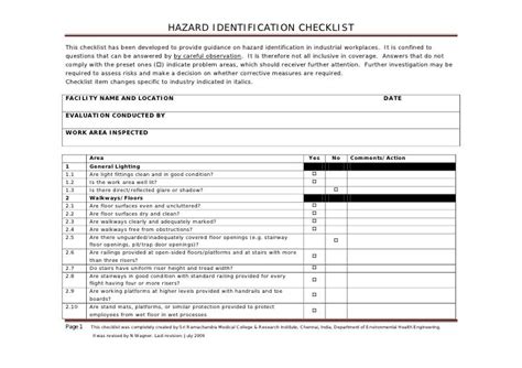 Hazard identification checklist blank-1