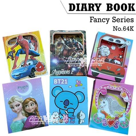 Jual Apazada Diary Box Fancy Kecil Diary Ada Gembok Buku Diary