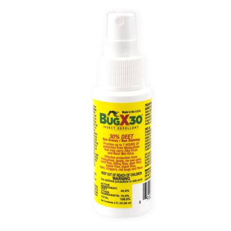 Bug X 30 Deet Insect Repellant Spray 2oz 1ct