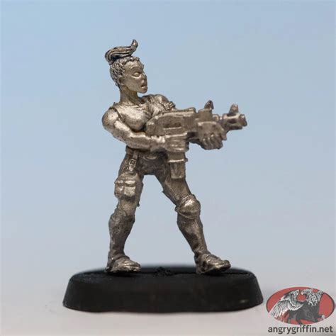 Necromunda Escher Juve With Autopistol Angry Griffin