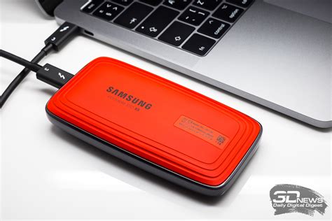 Обзор внешнего накопителя Samsung Portable SSD X5: чемпион на проводе ...