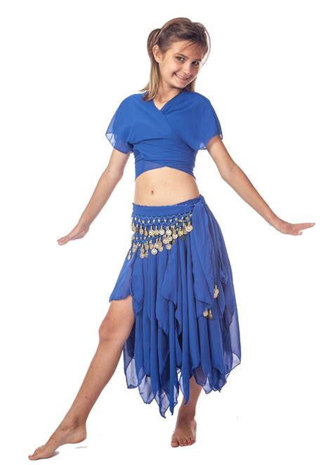 Belly Dance Kids Skirt, Top & Hip Scarf Costume Set | BINTIBALAD - 39. ...