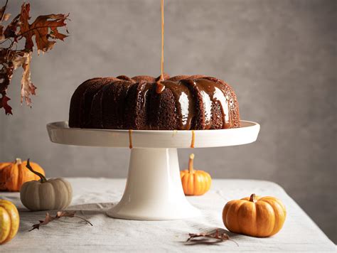 Fall Spiced Bundt Cake With Caramel Sauce Kosher