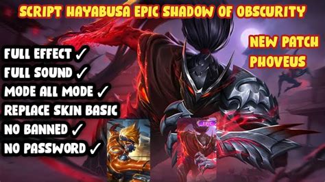 Script Hayabusa Epic Shadow Of Obscurity Full Effect Patch