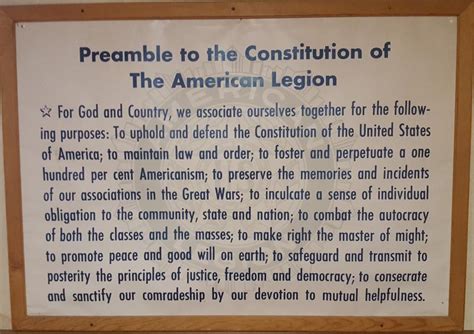 The American Legion Auxiliary Preamble