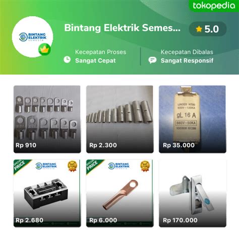 Toko Bintang Elektrik Semesta Official Online Produk Lengkap Harga