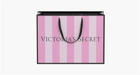 3d Victoria Secret Shopping Bag Turbosquid 1370460