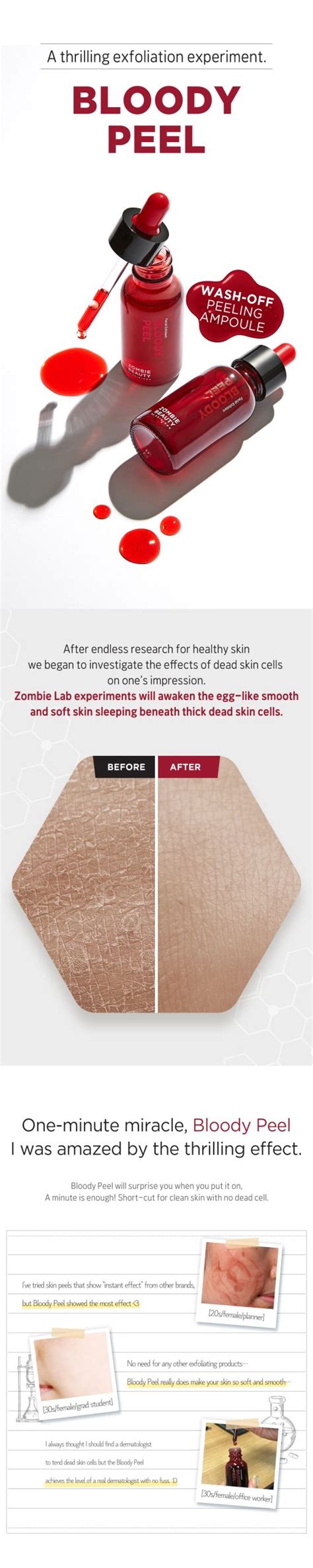 SKIN1004, Zombie Beauty Bloody Peel – MYKOCO