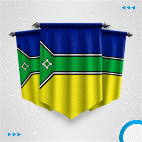 Premium Psd Amapa Brazilian State Flag