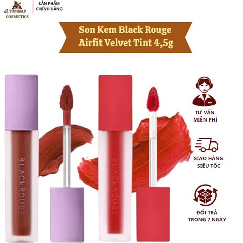 Son Kem Black Rouge Airfit Velvet Tint 4 5g Shopee Việt Nam