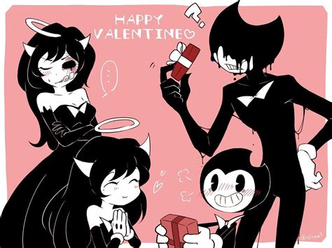 For Valentines Flowey Undertale Bendy Y Boris Arte Do Kawaii Alice