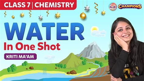 Water Class 7 Chemistry Chapter 5 In One Shot Byjus Class 7 Youtube