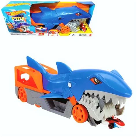 Pista Hot Wheels City Guincho Tubarão Carrinho Mattel Frete grátis