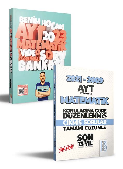 2023 AYT Matematik Soru Bankası ve 2009 2021 AYT Matematik Son 13 Yıl